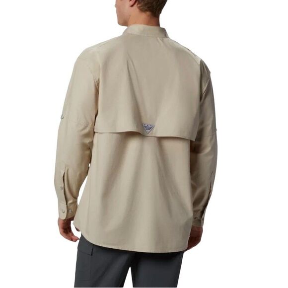 Columbia Men’s Size XL PFG Bonehead™ Long Sleeve Shirt Color Fossil Vents - Picture 4 of 12